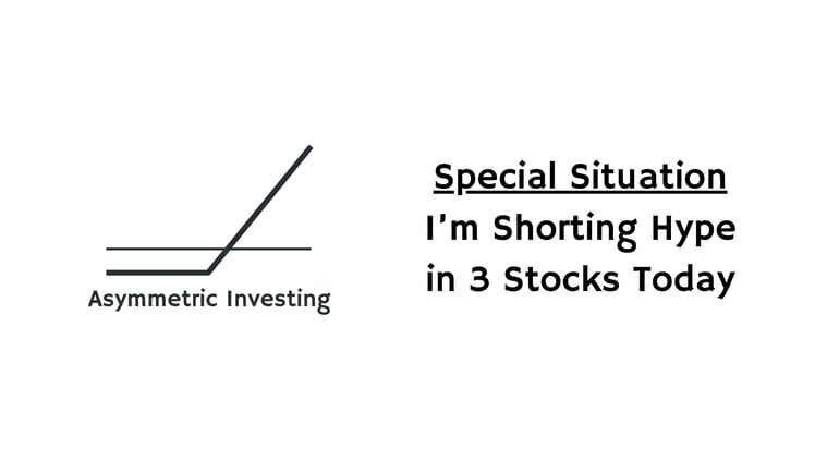 Special Situation: I'm Shorting Hype