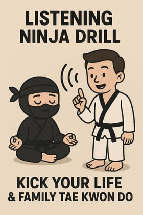 ✅Want Kids to Really Listen? Try the Ninja Drill
