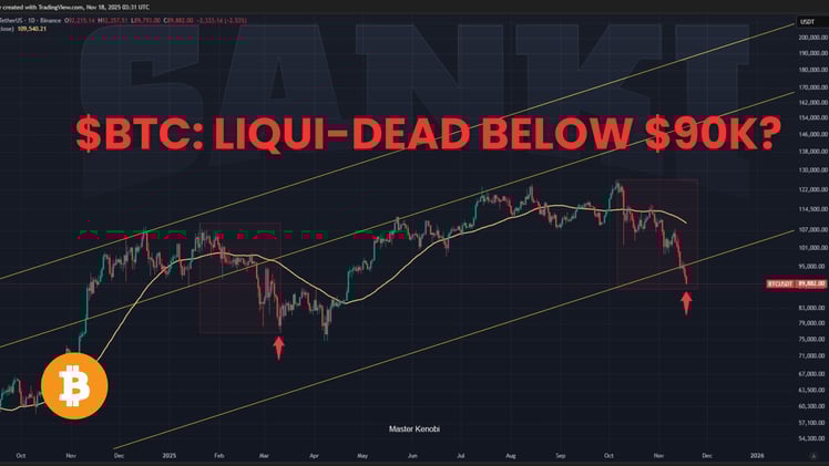 🩸 $BTC Just Rage-Quit $90k (+$5B Rekt)