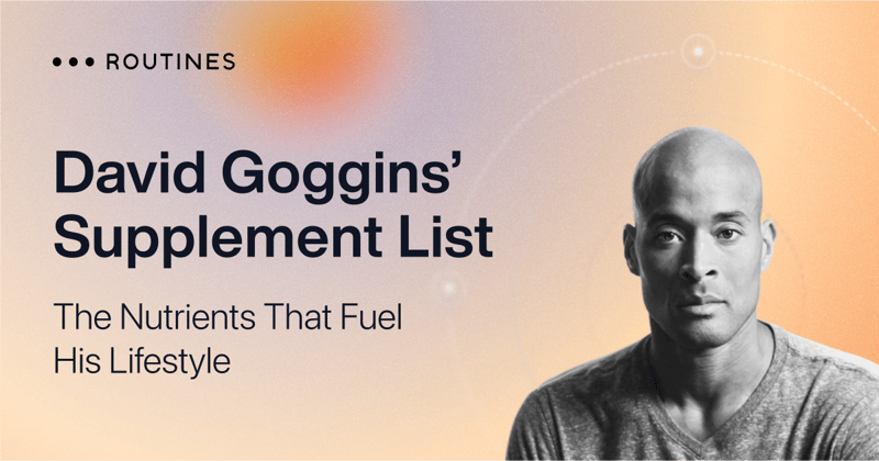 Could David Goggins’ Supplement List Be the Edge You’re Missing?