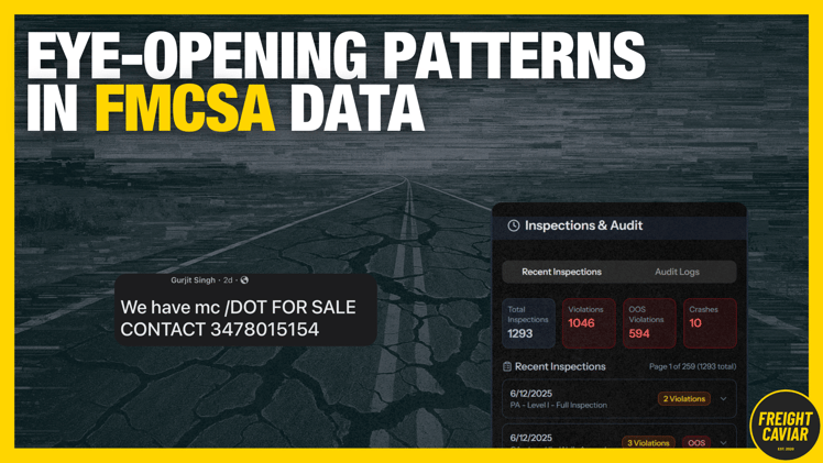 Eye-Opening Patterns in FMCSA Data
