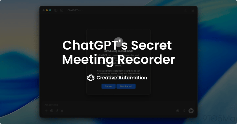 ChatGPT's Secret Meeting Recorder