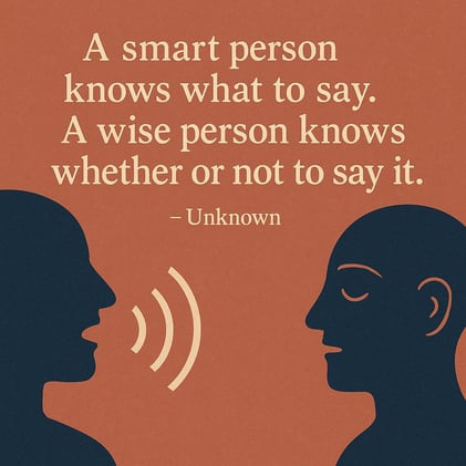 The Power of Discernment: Why Wisdom Speaks Less and Says More