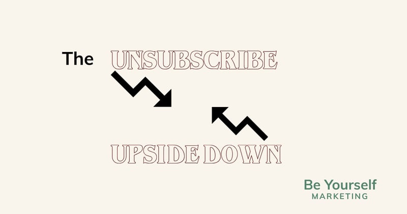 The Unsubscribe Upside Down ... [🐝U] 