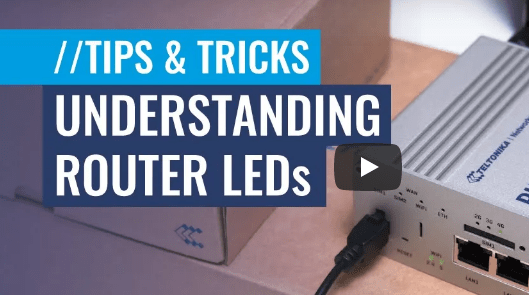 Entiende el significado de los leds en los routers Teltonika