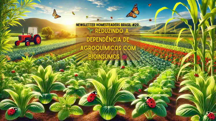 Homesteaders Brasil #29 | 🌱 Reduzindo a Dependência de Agroquímicos com Bioinsumos