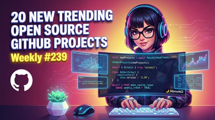 20 New Open-Source GitHub Projects Developers Are Exploring 🔥