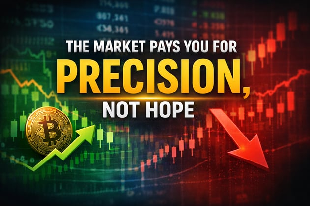 The Market Pays You for Precision, Not Hope