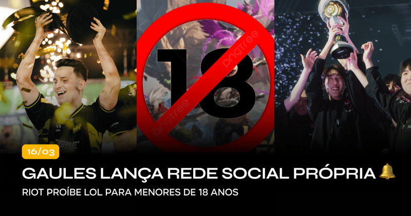 Gaules lança rede social própria 🔔