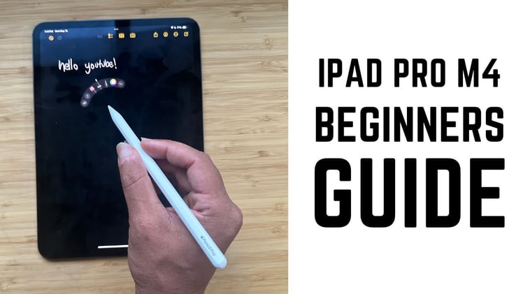 📱 iPad Pro M4 Complete Setup Guide: Master Apple's Thinnest, Most Powerful Tablet (Magic Keyboard & Apple Pencil Pro Included!)