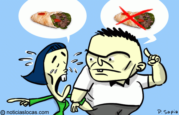 Se divorcia porque su esposo no quiso comprarle un shawarma