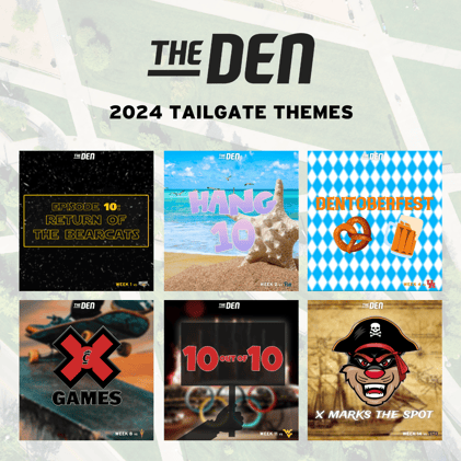 Tailgate Themes at The Den