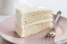 White Cake. White Icing. 