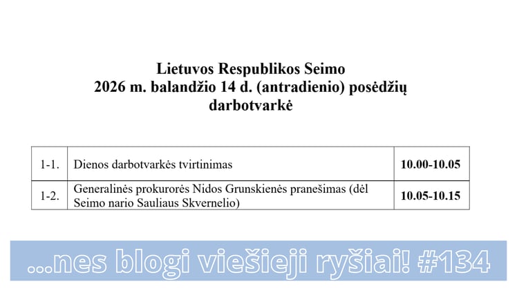 Lietuvos RsV naujienlaiškis #134