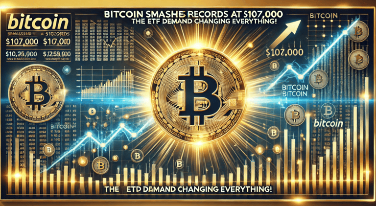 "Bitcoin Smashes Records at $107,000: The ETF Demand Changing Everything!"