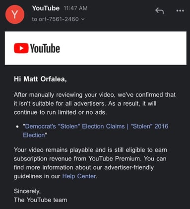 YouTube Demonetizes TK Content