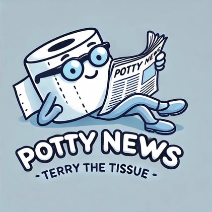 🧻 Potty News – "Back on the Bowl: World Woes & Flush Facts!"