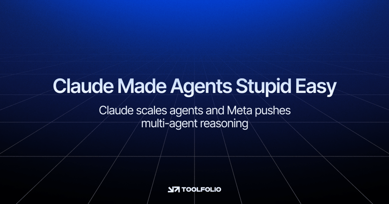 Claude Made Agents Stupid Easy