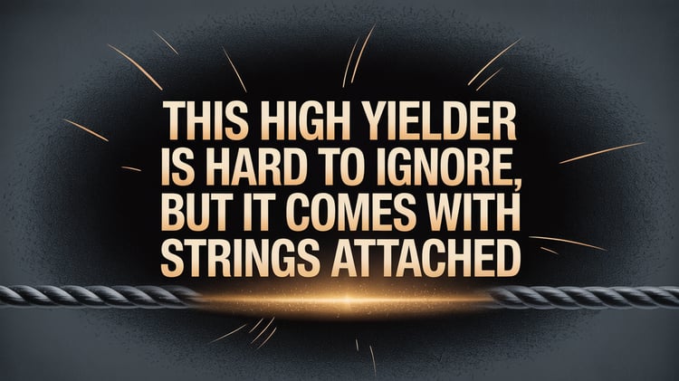This High Yielder is Hard to Ignore, but It Comes with Strings Attached