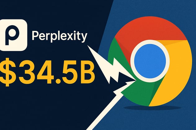 Google Chrome racheté par Perplexity ? 34,5 milliards de dollars dans la balance