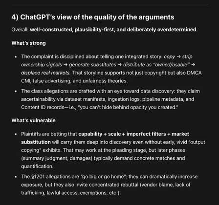 Plaintiffs frame Google as a vertically integrated distributor (YouTube), rights enforcer (Content ID), and generator (Lyria 3 / ProducerAI) that allegedly used its privileged position...