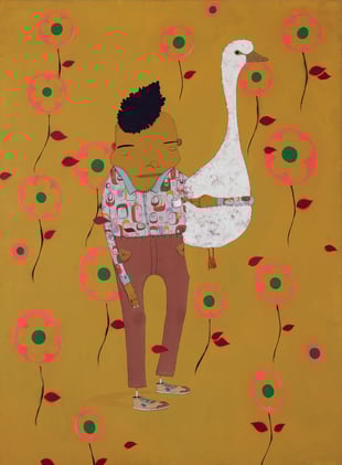 La obra invitada ⮕ "Menino e Ganso" de Os Gemeos