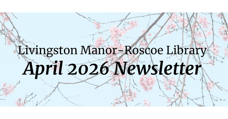 April 2026 Newsletter