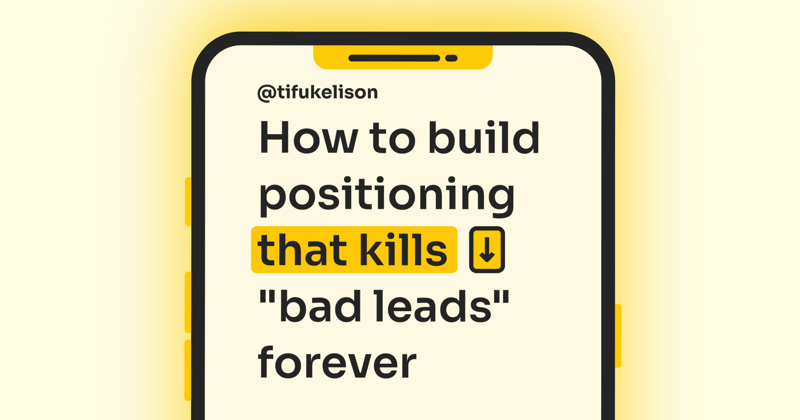Most “branding” problems aren’t branding problems. They’re positioning problems.