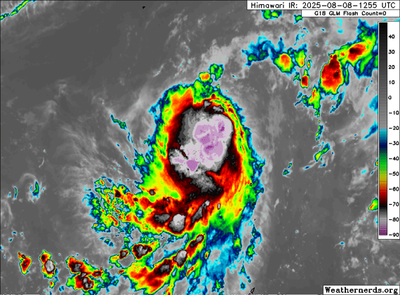 Tropical Storm Podul (16W) – Tropical Cyclone Advisory #4: 1200 UTC 8 August 2025