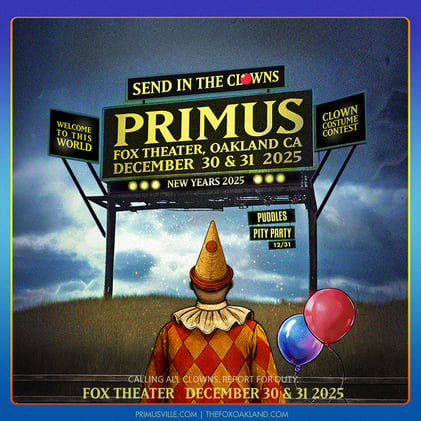 Spend New Year's Eve with PRIMUS!