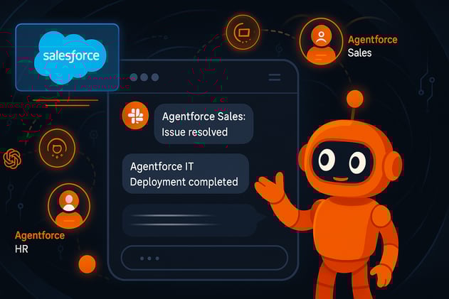 Salesforce embeds AI agents directly inside Slack