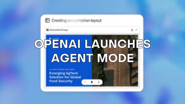 🤖 OpenAI launches Agent Mode