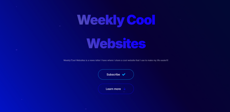 Weekly Cool Website's Week 2 Part 2!?