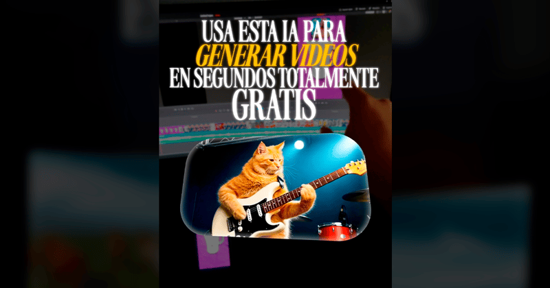 Escribe lo que imaginas... y esta IA lo convierte en video