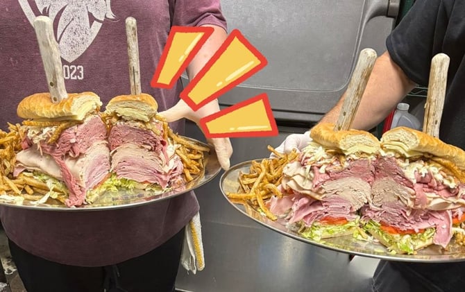 🦬 You’re not finishing this sandwich 😳