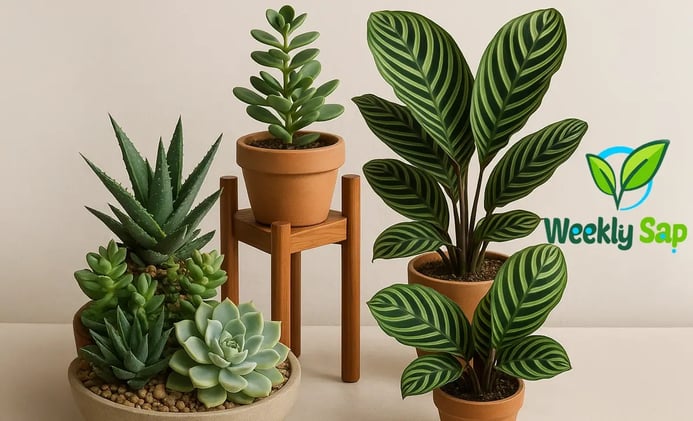The Weekly Sap – Succulents, Stands & Stripey Leaves
