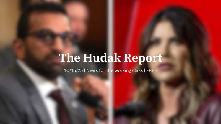 The Hudak Report 10/15/25