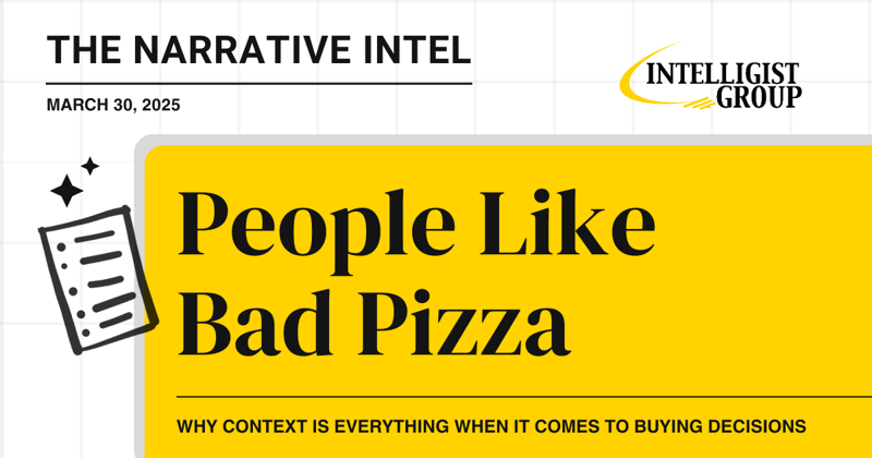 People Like Bad Pizza