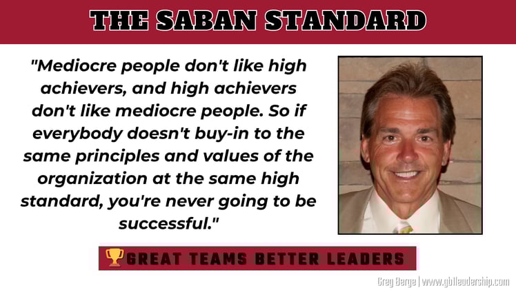 🏆 The Saban Standard 