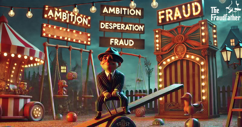 Desperation’s Playground: Fraud’s Twisted Games in the Shadows of Ambition
