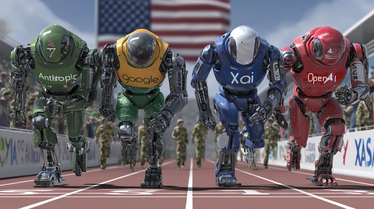 Military AI contracts awarded to Anthropic, OpenAI, Google, and xAI