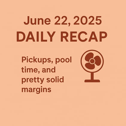 June 22, 2025 - Daily Recap