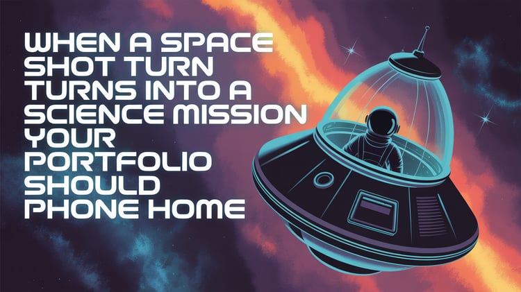 When a Space Shot Turns into a Science Mission, Your Portfolio Should Phone Home