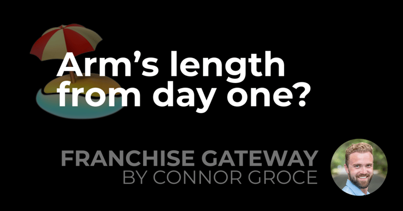 Can you actually buy a franchise and not run it?