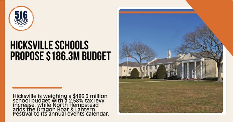 🌊Hicksville Schools Propose $186.3M Budget