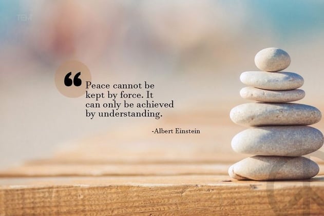 Sip stillness, Feel peace