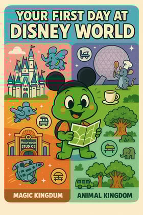 ✨ Your First Day Plan: Where to Start in Each Disney World Park