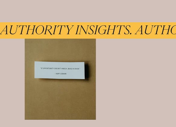 The intricacies of Authority building; what I've learned from five leading experts