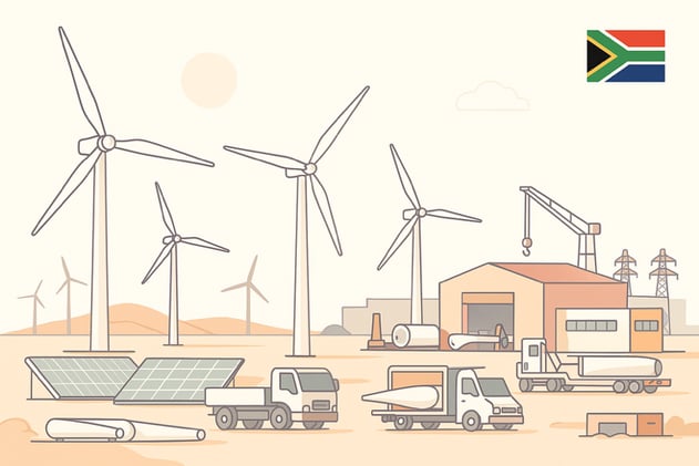 South Africa, Seriti Launch First Turbine