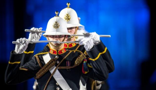 Marching band goosebumps